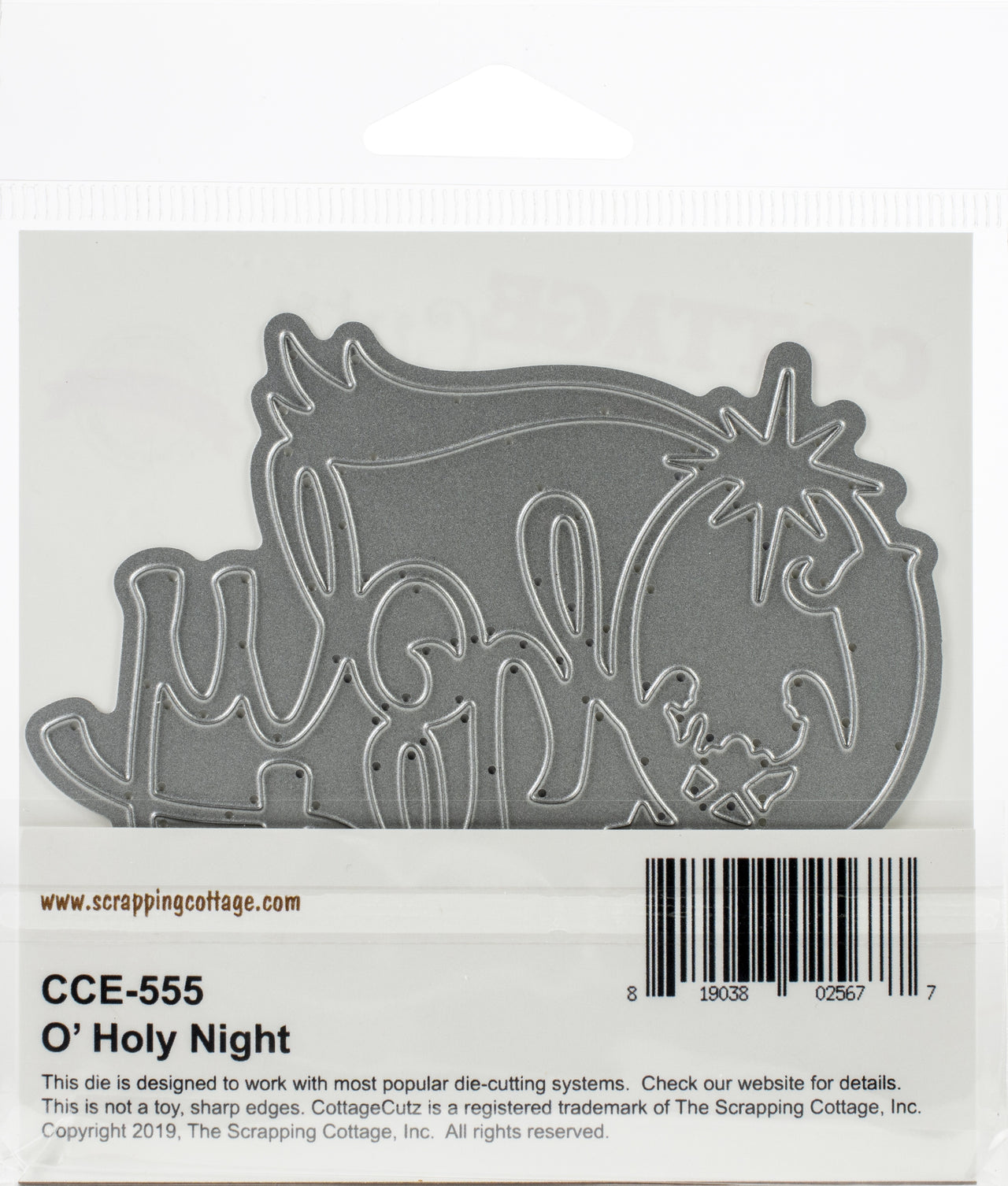 CottageCutz Elites Die - O'holy Night, 3.6"X3.5"