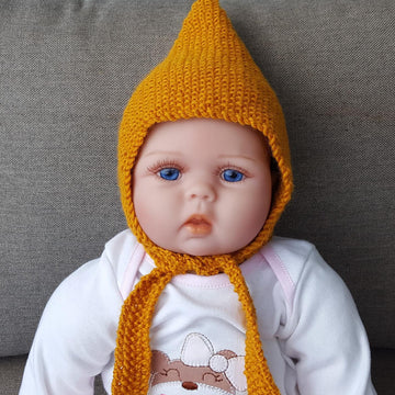 Cherry - babies pixie bonnet