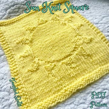 Sun Knit Square