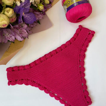 Crochet bikini brazilian panties "Sharon"