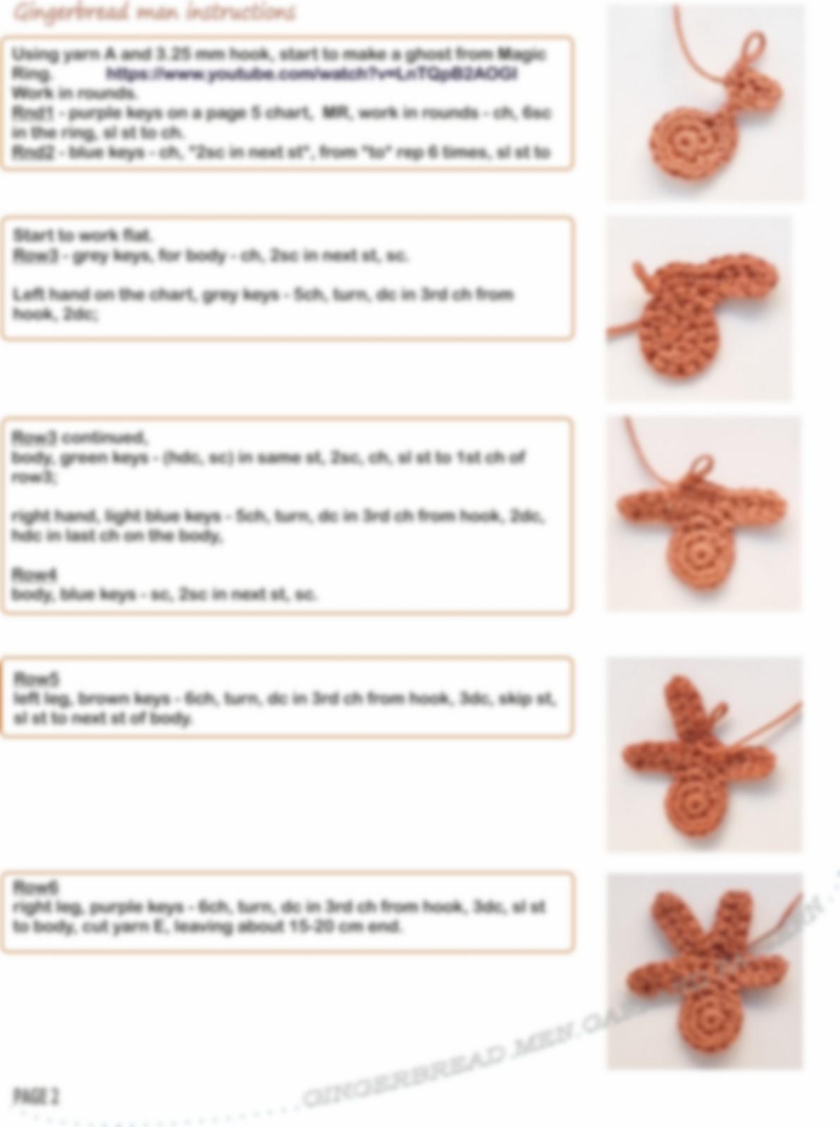 Gingerbread men garland