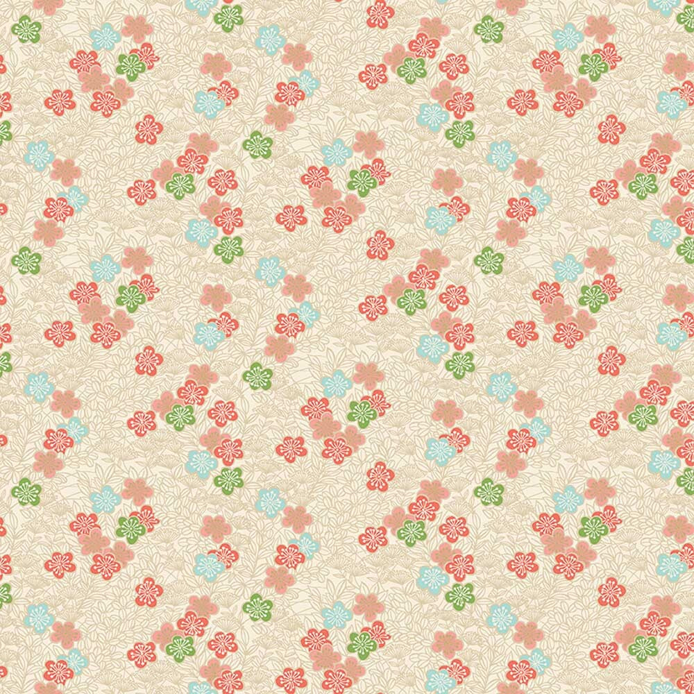 Makower Michiko - Bushclover Cream