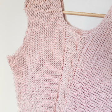 Top with cable detail back