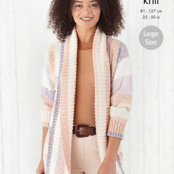 Sweater and Jacket Knitted in King Cole Harvest DK - 5788 - Downloadable PDF