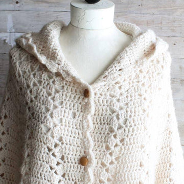 Long Hooded Cape Crochet Pattern