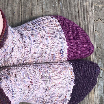 Twisted Lace Socks