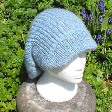 PEAK SLOUCH BEANIE HAT KNITTING PATTERN - MADMONKEYKNITS