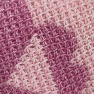 Tunisian Heart Coaster