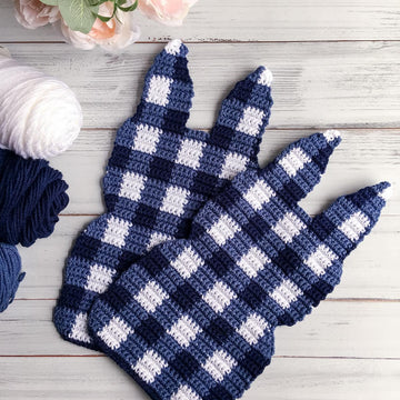 Gingham Plaid Bunny Cuddler