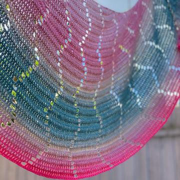 Scenic Route Crescent Shawl