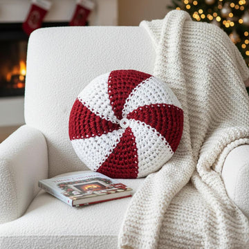 Peppermint Candy Pillow