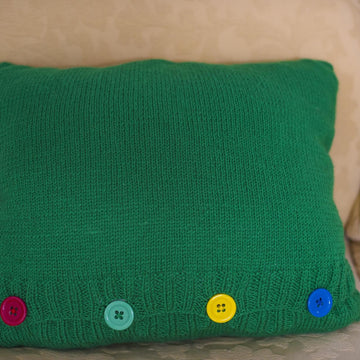 Lego inspired cushion cover