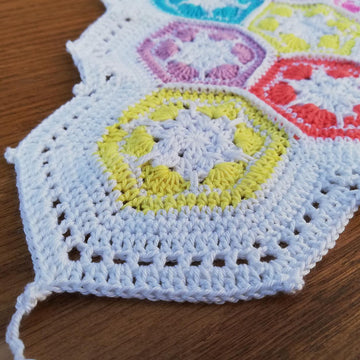 Granny squares blanket