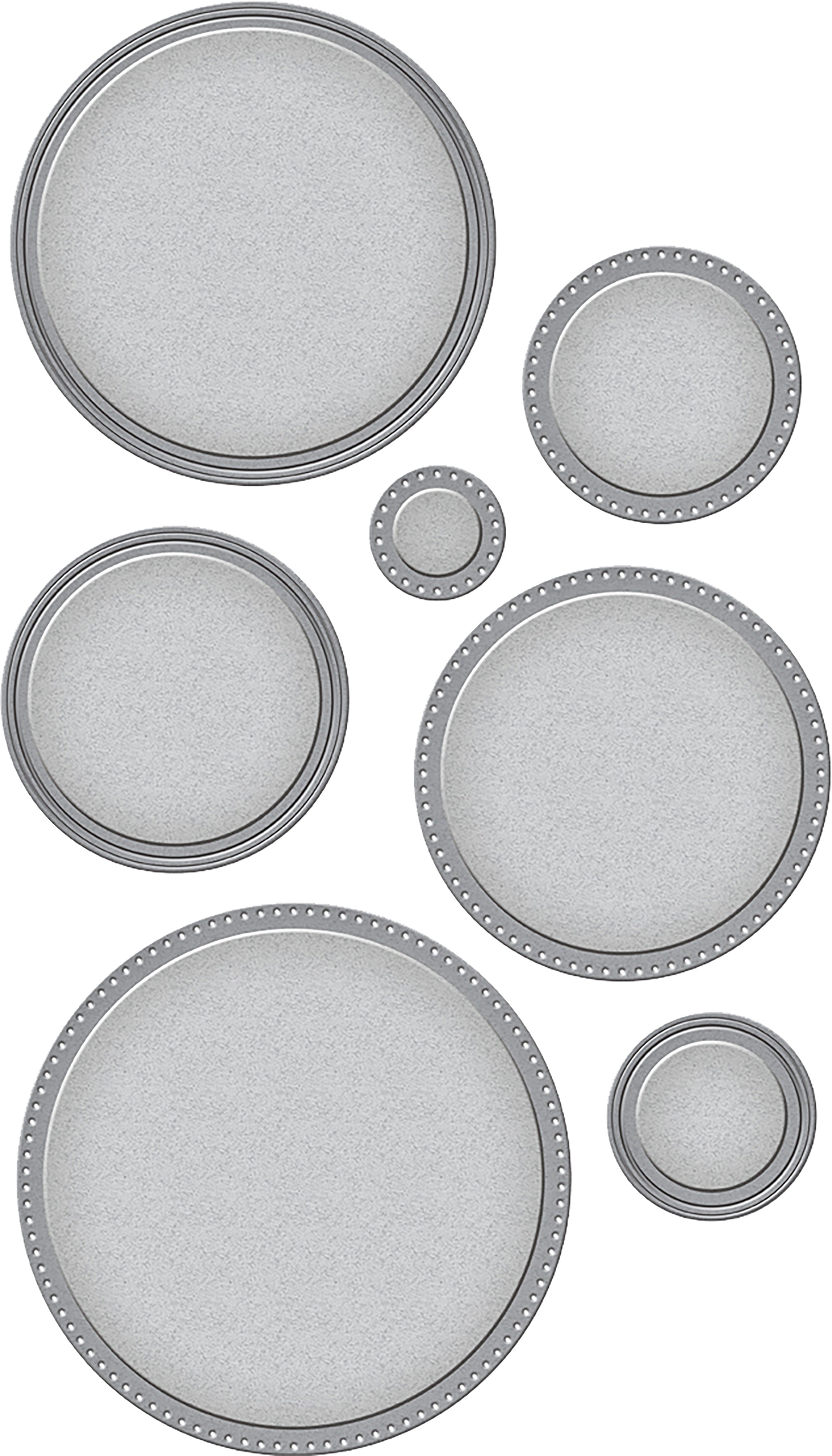 Spellbinders Nestabilities Dies - Scored & Pierced Circles