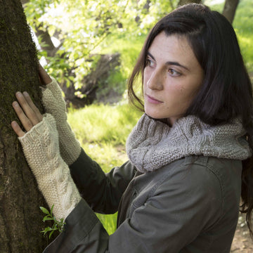 Moss Twist Mittens