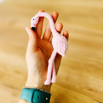 Crochet doll clothes, amigurumi doll outfit, crochet flamingo, Alice in Wonderland, Alice outfit