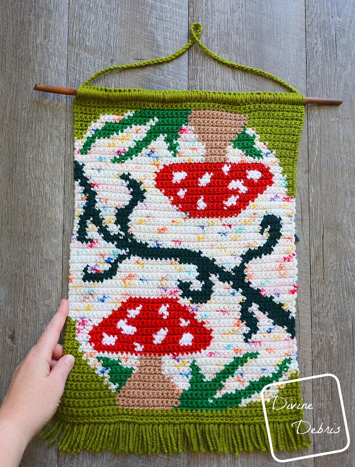 Mushroom Reflections Wall Hanging