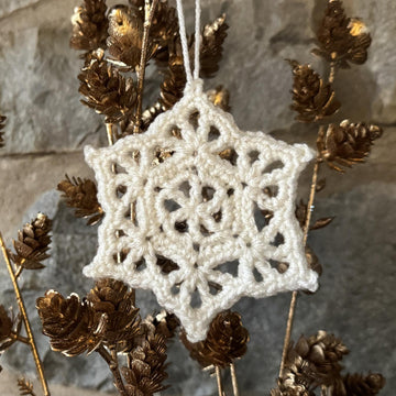 Six Point Snowflake Ornament