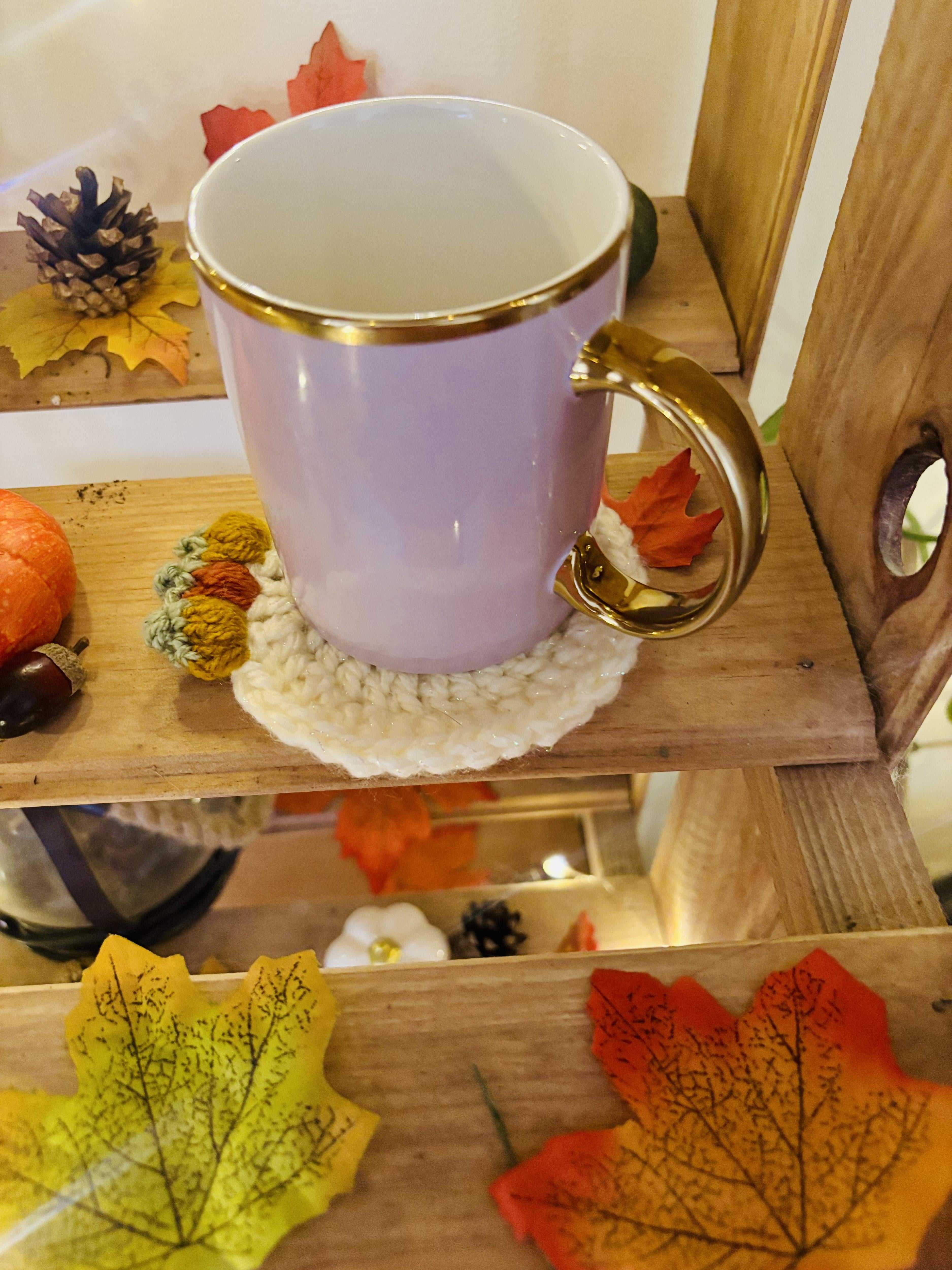 Pumpkin coaster