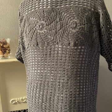 Oversized Spiral Mesh T-Shirt