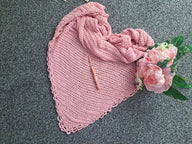 Crochet Blush Rose Shawl Pattern