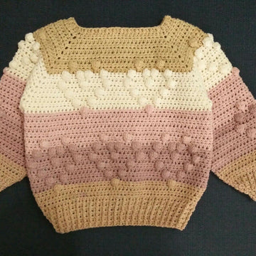 Sweetheart sweater for toddlers