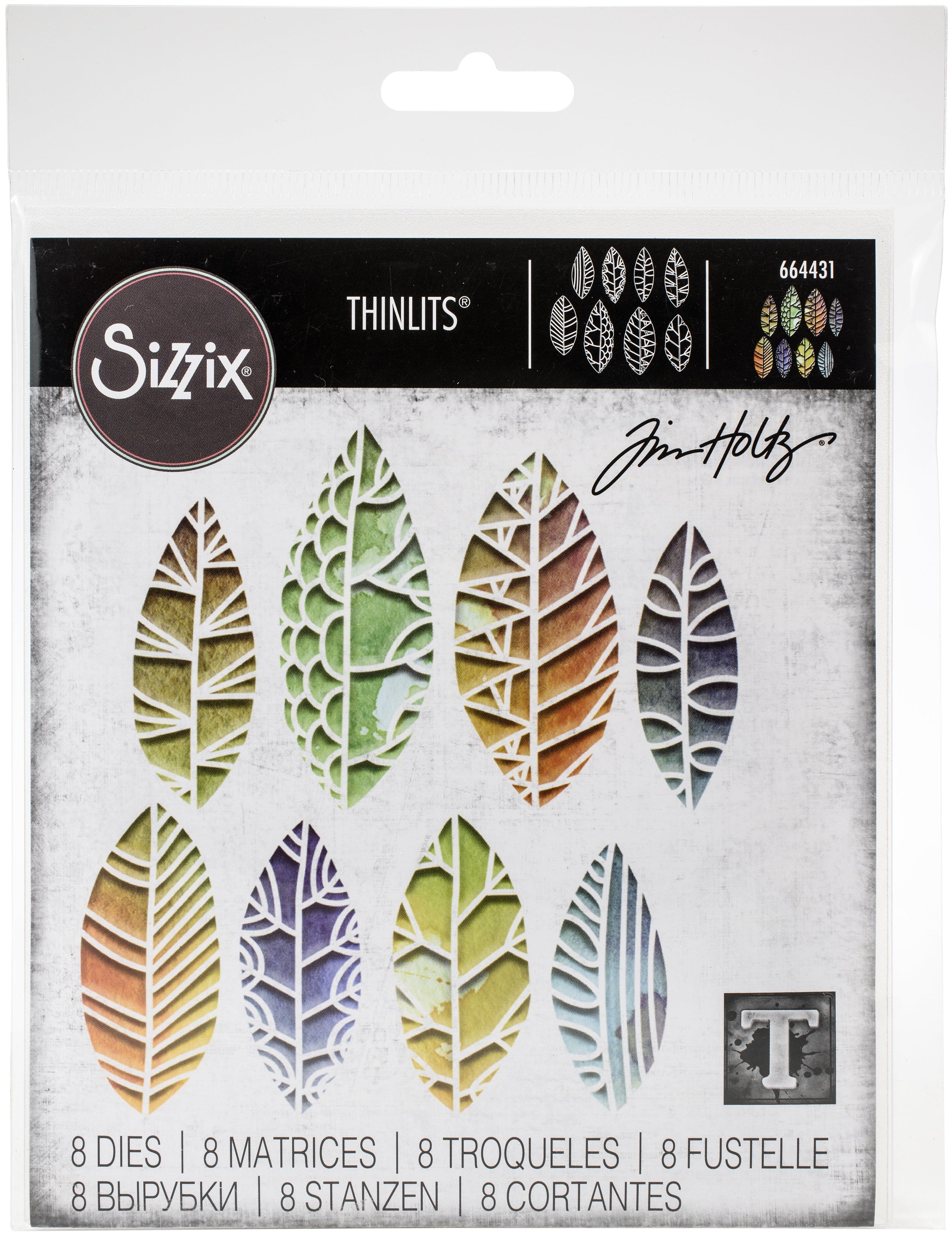 Sizzix Thinlits Dies By Tim Holtz - Cut-Out Leaves