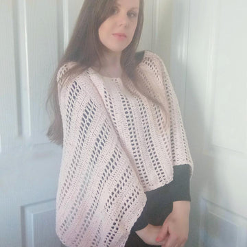 Summer Pink Poncho