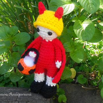 Crochet pattern Halloween devil