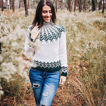 Pine Fair Isle Sweater