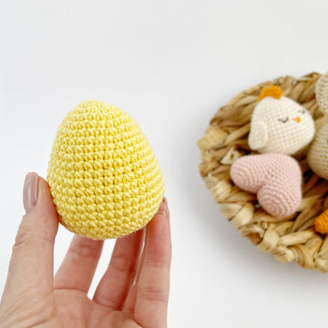 Crochet pattern Easter decorations Amigurumi Easter egg pattern Bunny Chicken Carrot Heart