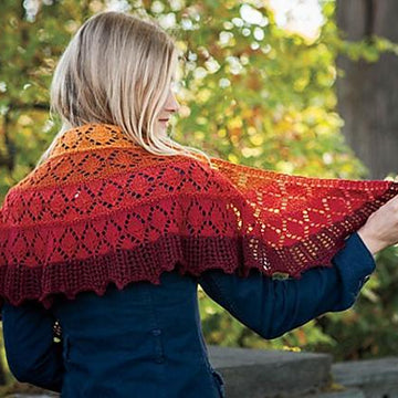 Shades of Leaves Shawl