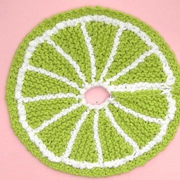 Fruit Citrus Slice Dishcloth