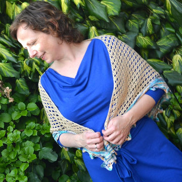 Tender sandstorm shawl