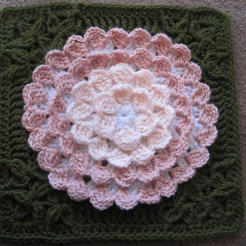 Mum In Treble Afghan Square