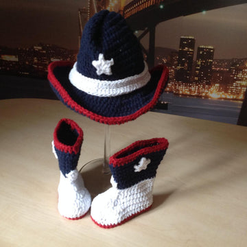 Baby Boot & Hat Set N 283