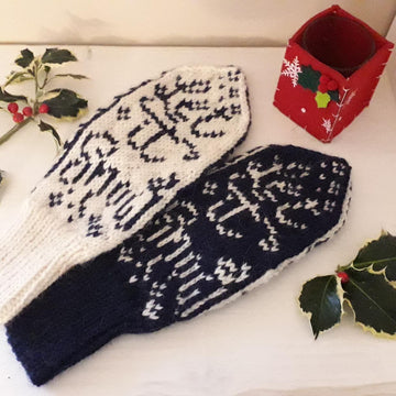 "Let it Snow" Mittens
