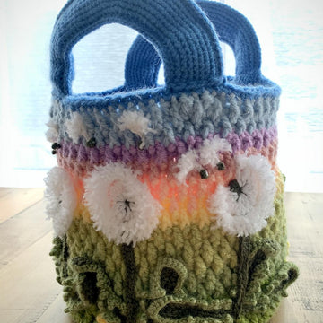 Fairy Garden Crochet Handbag