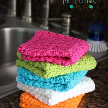 Fun & Fabulous Dishcloths Set of 5