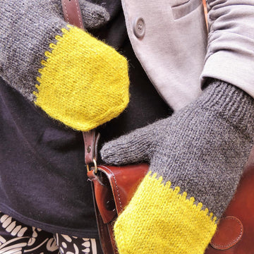 Colourblock Mittens