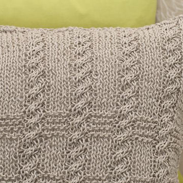 Pillowcase "Barley" with cables