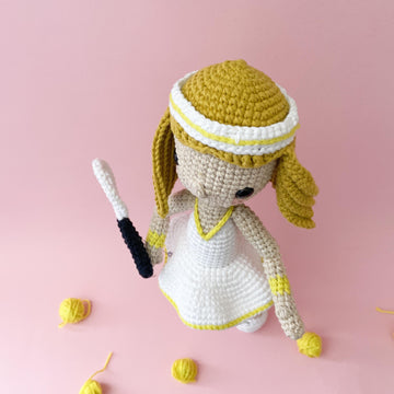 CHRIS THE TENNIS PLAYER - CROCHET AMIGURUMI PATTERN