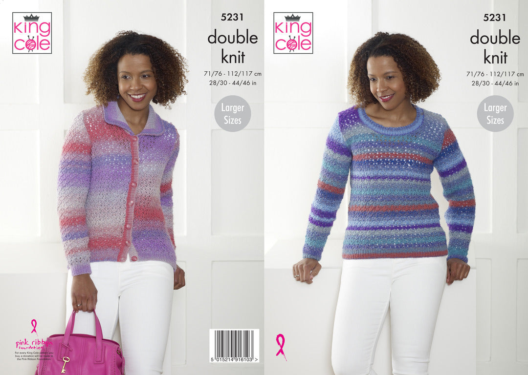 Sweater & Cardigan in King Cole Sprite DK - 5231 - Leaflet