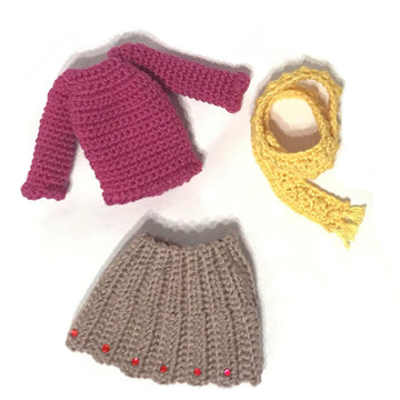 Sofy base doll + sweater outfit