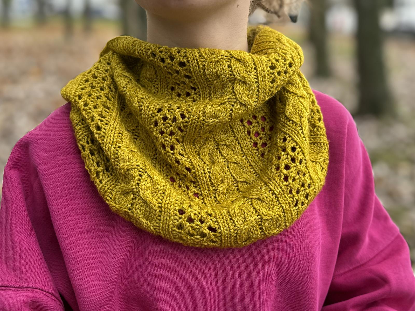 Marigold Twist Cowl