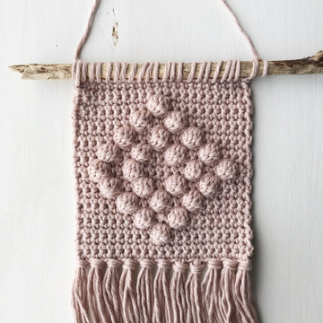 Diamond Bobble wall-hanging