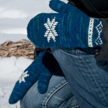 Winter Sonata (hat and mitten set)