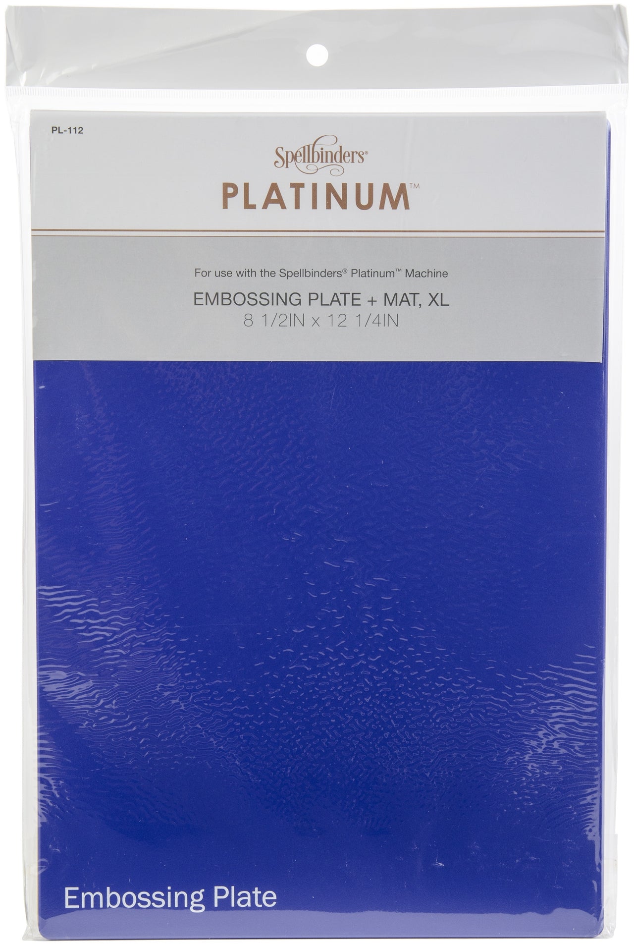 Spellbinders Platinum XL Embossing Plate + Mat - 252516