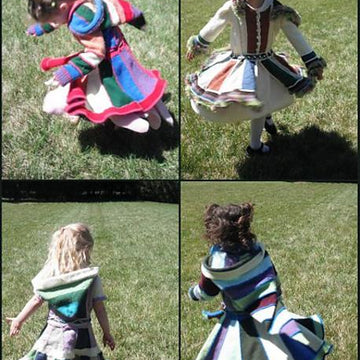 Kat - a lovely child's knit faerie frock