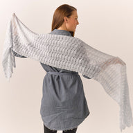 912 Peridot - Wrap Knitting Pattern for Women in Valley Yarns 2/10 Merino Tencel